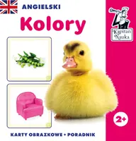 Okładka: Angielski. Kolory. Karty obrazkowe + poradnik. Kapitan Nauka