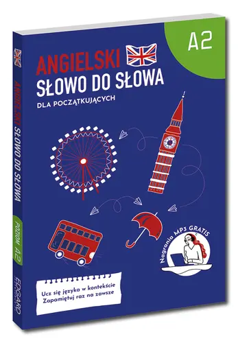 Okładka: Angielski. Słowo do słowa. Dla początkujących A2