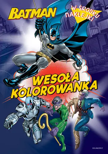Okładka: Batman. Wesoła kolorowanka