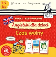 Okładka: Angielski dla dzieci. Czas wolny (książka + karty obrazkowe)