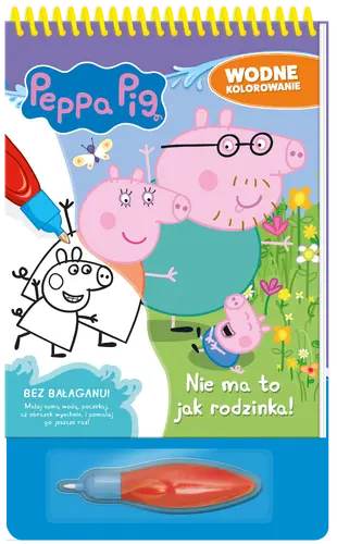 Okładka: Peppa Pig. Wodne kolorowanie 13. Nie ma to jak rodzinka!