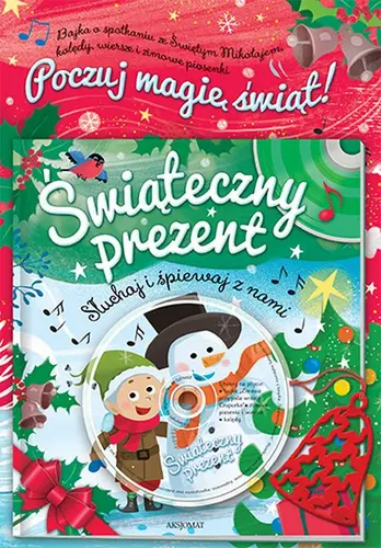 Okładka: Świąteczny prezent. Słuchaj i śpiewaj razem z nami. Pakiet