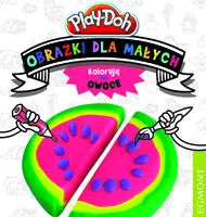 Okładka: Obrazki dla małych. Koloruję owoce.