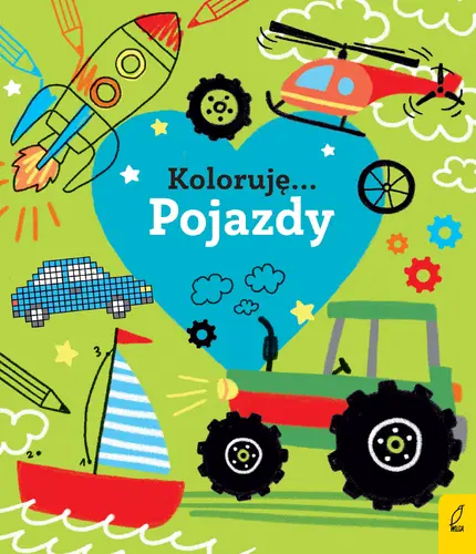 Okładka: Koloruję. Kocham pojazdy