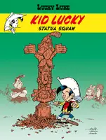 Okładka: Lucky Luke. Kid Lucky. Statua Squaw