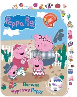 Okładka: Peppa Pig. Kolorowanki - naklejanki cz. 2 Barwne wyprawy Peppy