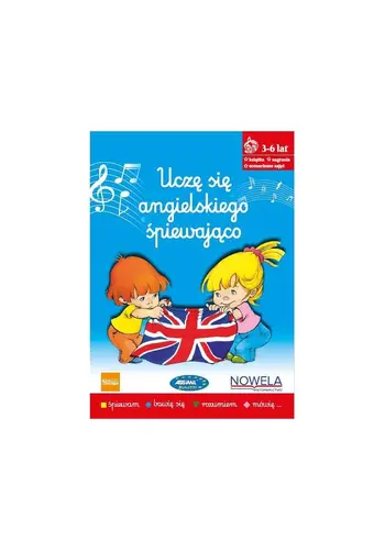 Okładka: Uczę się angielskiego śpiewająco - książka z piosenkami, 3-6 lat