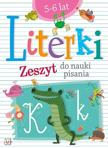 Okładka: Literki 5-6 lat - zeszyt do nauki pisania
