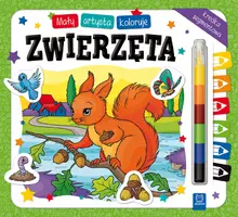 Okładka: Mały artysta koloruje zwierzęta