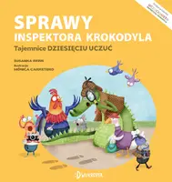 Okładka: Sprawy inspektora Krokodyla. Tajemnice dziesięciu uczuć. Uczuciometr