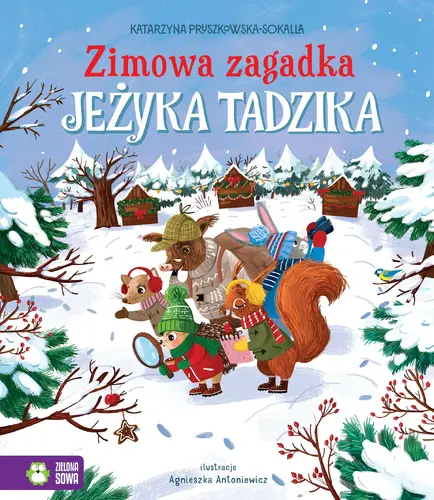 Okładka: Zimowa zagadka jeżyka Tadzika