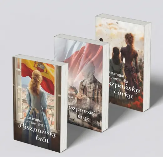 Okładka: Hiszpańska Trylogia - Zestaw Hiszpański Brat, Hiszpański Mąż, Hiszpańska Córka