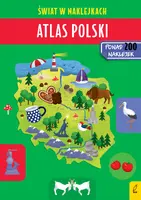 Okładka: Atlas Polski. Świat w naklejkach