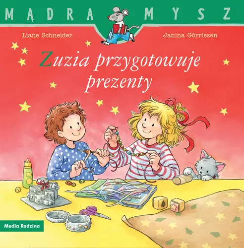 Okładka: Zuzia przygotowuje prezenty