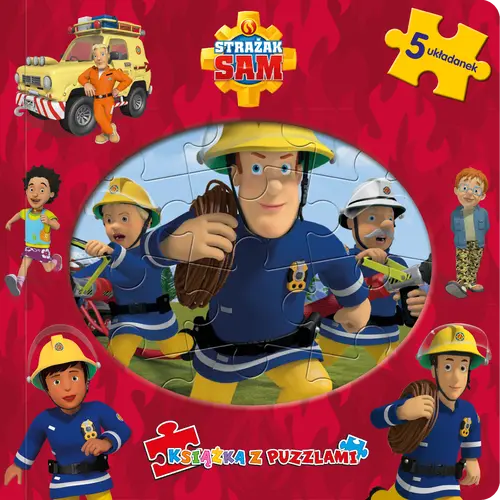 Okładka: Strażak Sam. Książka z puzzlami