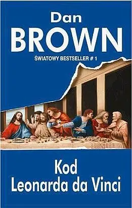 Okładka: Kod Leonarda Da Vinci (okładka niebieska)