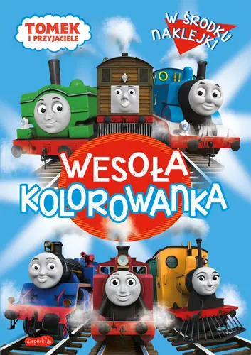 Okładka: Tomek i przyjaciele. Wesoła kolorowanka