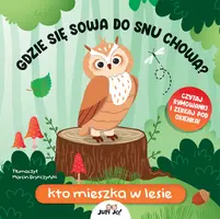 Okładka: Gdzie się sowa do snu chowa? Kto mieszka w lesie