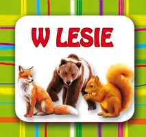 Okładka: Zwierzęta w lesie. Małe harmonijki