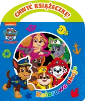 Okładka: Psi Patrol. Chwyć Książeczkę. Kolorowe akcje