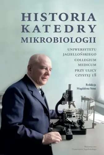 Okładka: Historia Katedry Mikrobiologii