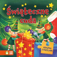 Okładka: Świąteczne cuda. Książka z puzzlami