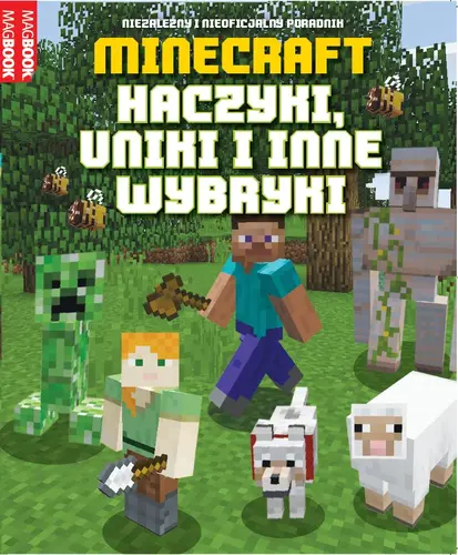 Okładka: Minecraft. Haczyki, uniki i inne wybryki