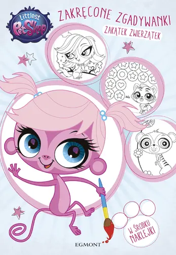 Okładka: Littlest Pet Shop. Zakręcone zgadywanki. Zakątek zwierzątek