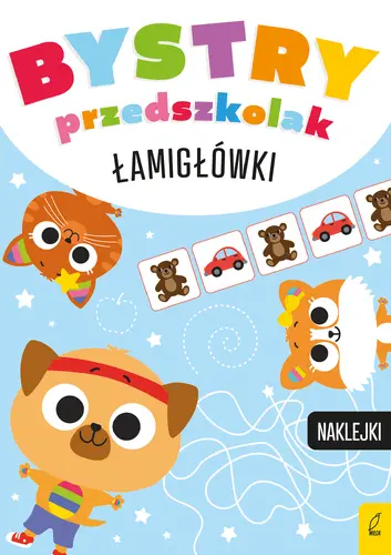 Okładka: Bystry przedszkolak. Łamigłówki