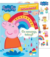 Okładka: Peppa Pig. Rysowanki z bajecznymi tatuażami