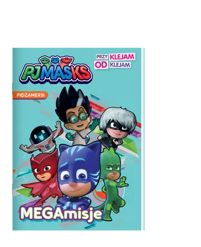Okładka: Pidżamersi. Przyklejam Odklejam. MEGAmisje