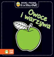 Okładka: Rosnę i poznaję kontrastowe. Owoce i warzywa