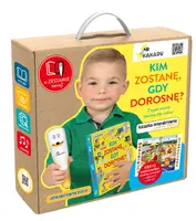 Okładka: Mówiąca książka interaktywna "Kim zostanę, gdy dorosnę?" z piórem KAKADU