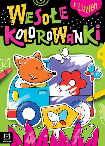 Okładka: Wesołe kolorowanki z liskiem