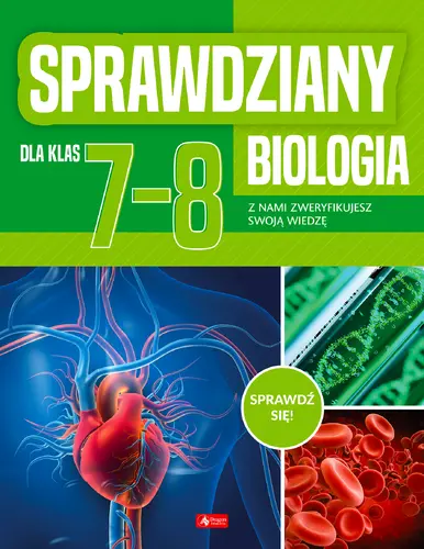 Okładka: Sprawdziany dla klasy 7-8. Biologia