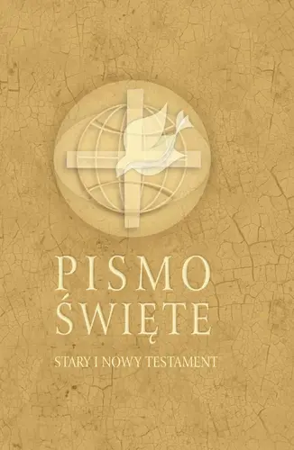 Okładka: Pismo Święte Stary i Nowy Testament (wydanie kieszonkowe, beż)
