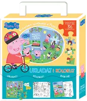 Okładka: Peppa Pig. Układaj i koloruj.