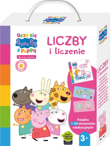 Okładka: Peppa Pig. Uczę się z Peppą. Liczby i liczenie