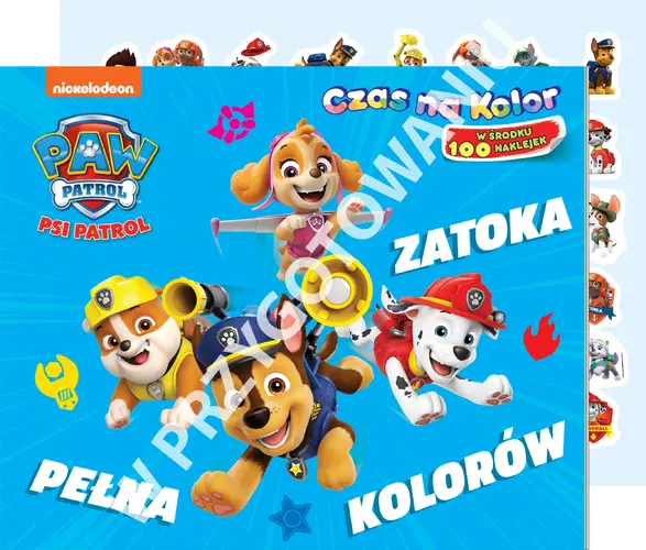 Okładka: Psi Patrol. Czas na kolor cz. 1