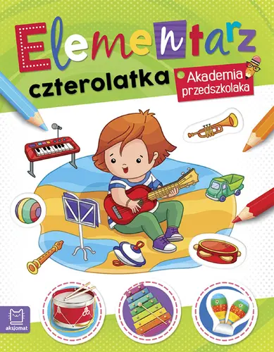 Okładka: Elementarz 4 latka. Akademia przedszkolaka