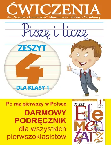 Okładka: Piszę i liczę. Zeszyt 4