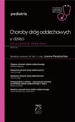 Okładka: Choroby dróg oddechowych u dzieci. W gabinecie lekarza specjalisty.