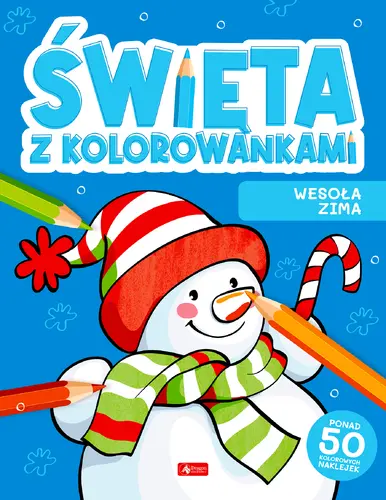 Okładka: Święta z kolorowankami. Wesoła zima