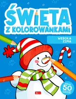 Okładka: Święta z kolorowankami. Wesoła zima