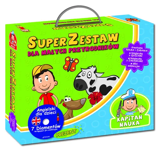Okładka: Kapitan Nauka SuperZestaw dla małych przyrodników