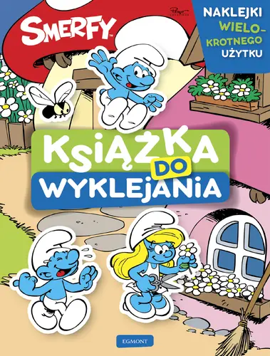Okładka: Smerfy. Książka do wyklejania