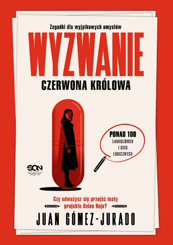 Okładka: Wyzwanie Czerwona Królowa. Zagadki dla wyjątkowych umysłów