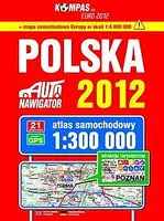 Okładka: Polska atlas samochodowy 1:300 000