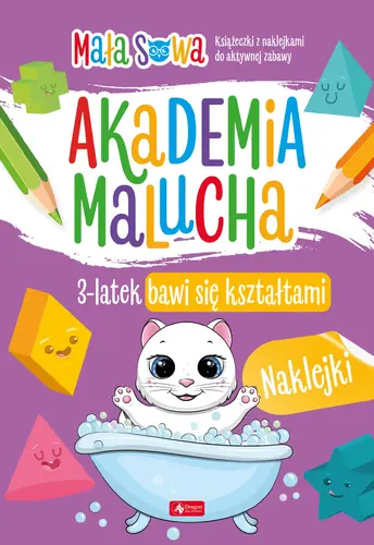 Okładka: Akademia malucha. 3latek bawi się kształtami