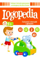 Okładka: Logopedia. Ćwiczenia i wierszyki z głoskami "sz", "cz", "dż", "ż/rz"